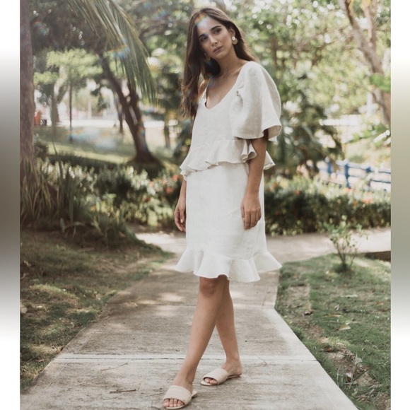 LAETITIA Dresses & Skirts - CARTAGENA, COLOMBIA designer Laetitia by Tatiana Robles Linen Dress